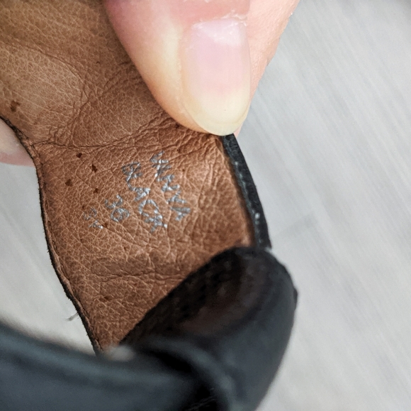 No 704b platform heels blk sz 36 - Picture 6 of 7